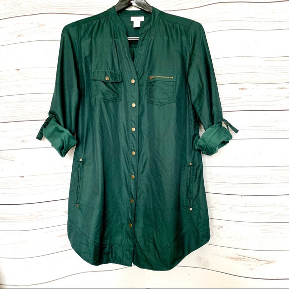 Tops - NWOT Soft Surroundings Button Down Tunic